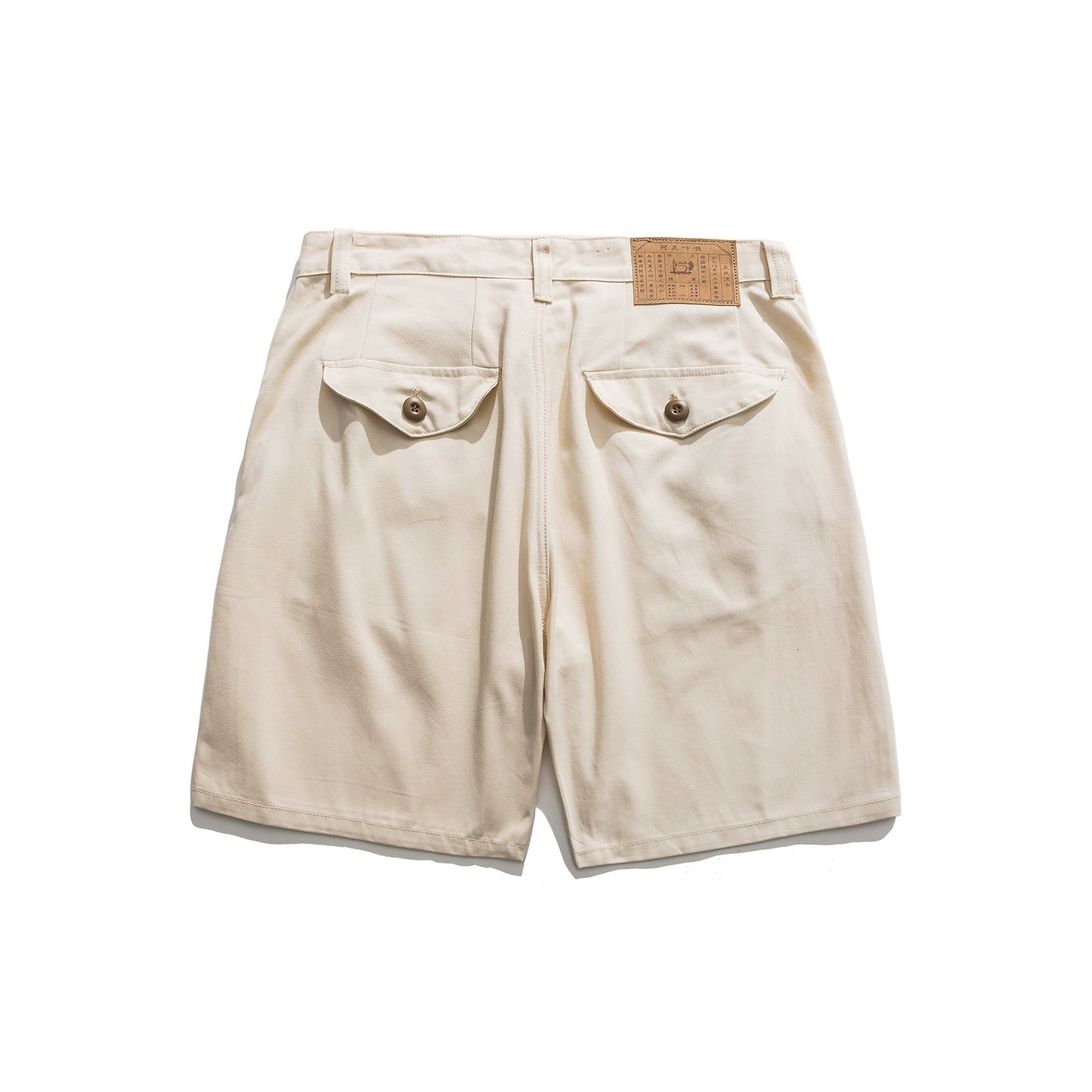 Men's Retro Casual Twill Shorts Loose Japanese Style