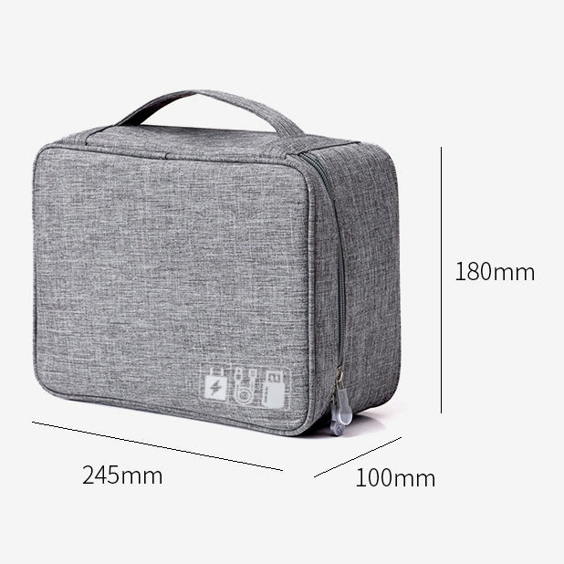 Portable Data Cable Cosmetics Bag Digital Waterproof Bubble Wrap Drop-Resistant Movable Hard Disk Power Bank Headset Cable Finishing Box