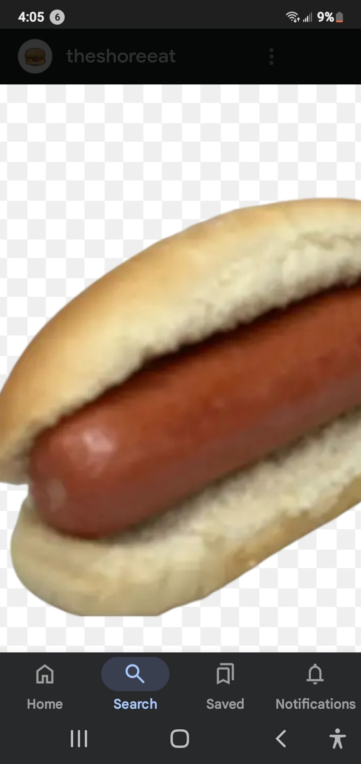 Hot dog plain