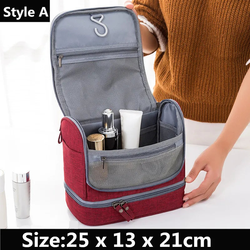 Women Men Hanging Cosmetic Bag Travel Necessarie Make up Toiletry Storage Makeup Vanity Cases Organizer Beauty Hook Wash Pouch